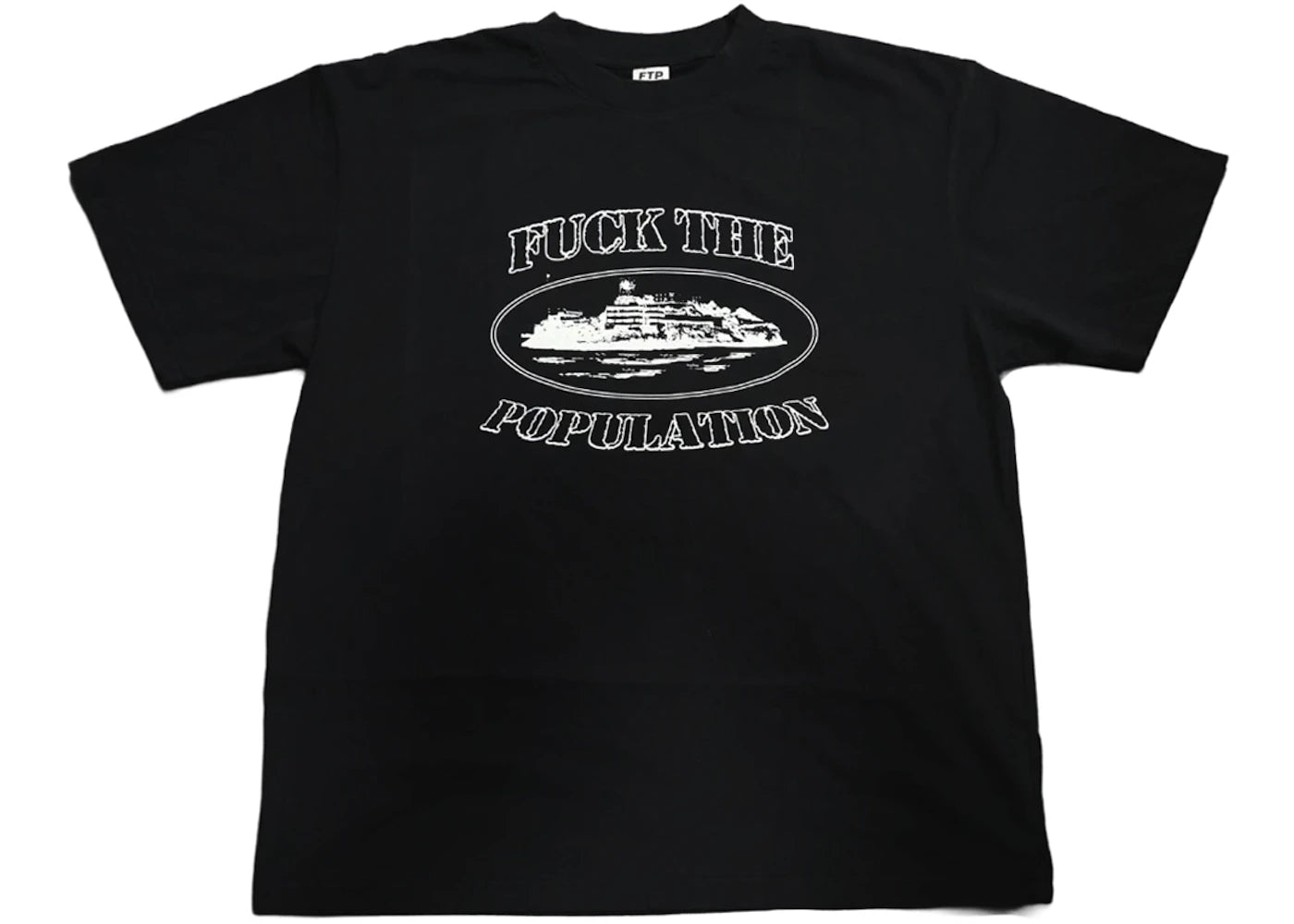 Corteiz x FTP Alcatraz Tee Black