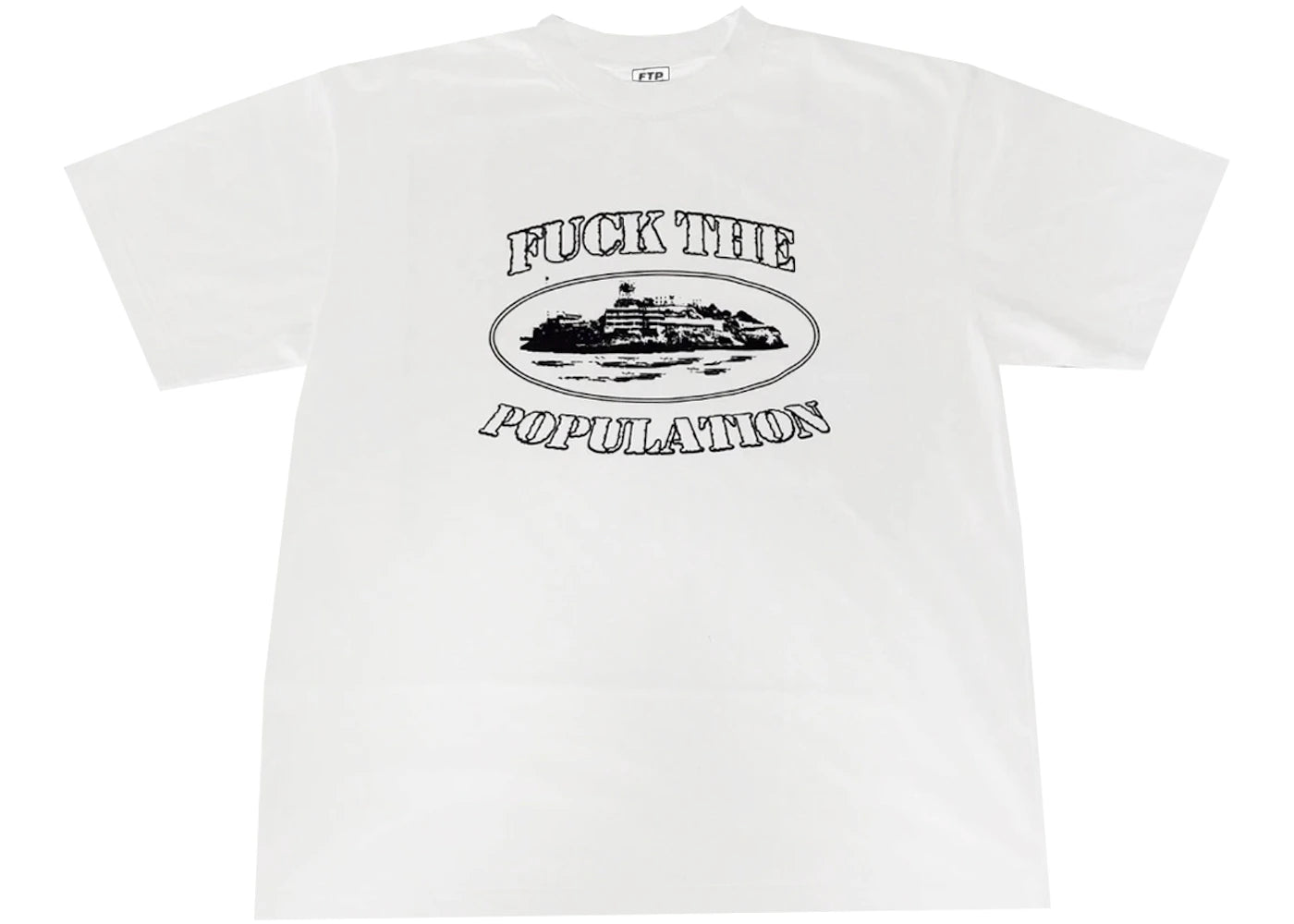Corteiz x FTP Alcatraz Tee White