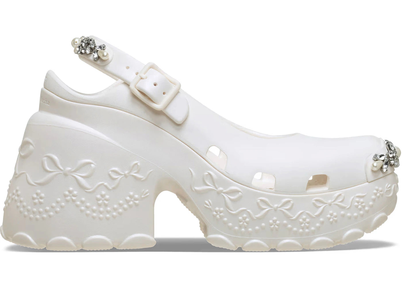 Crocs Ballerina Platform Clog Simone Rocha Oyster (Women's)