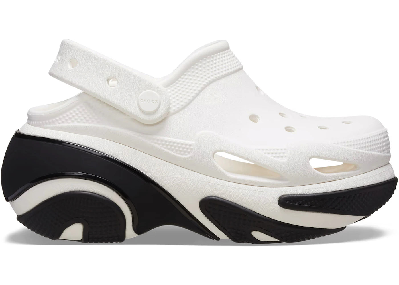 Crocs Bubble Crush Clog White Black