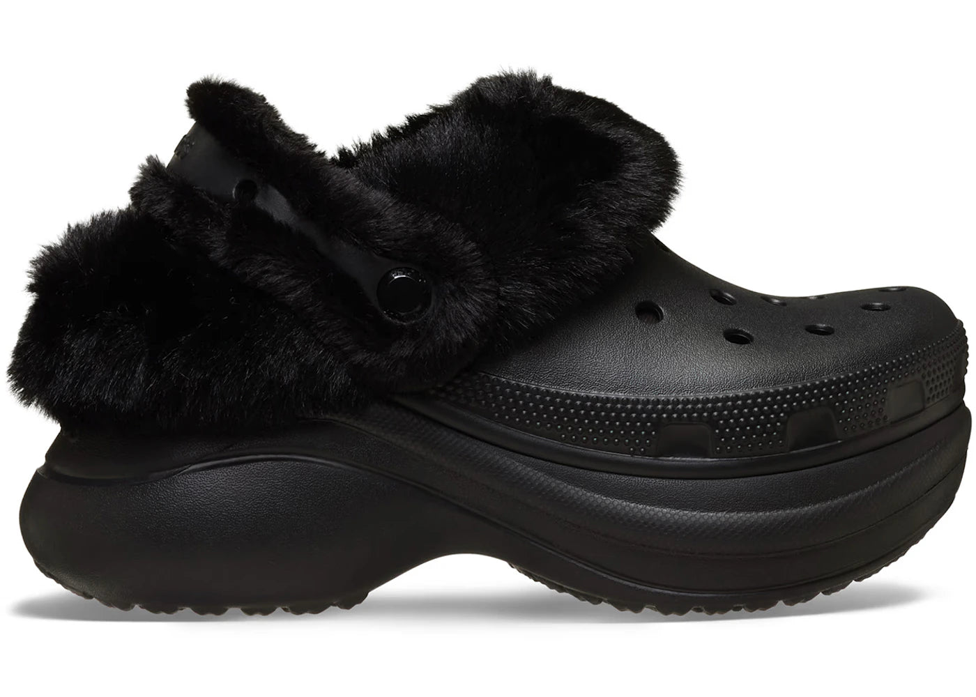 Crocs Classic Bae Lined Clog Black (Women's)