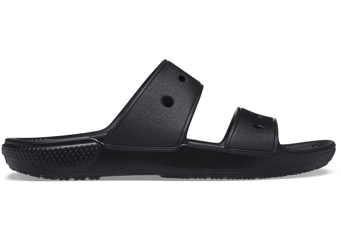 Crocs Classic Double Band Slide Sandals Black