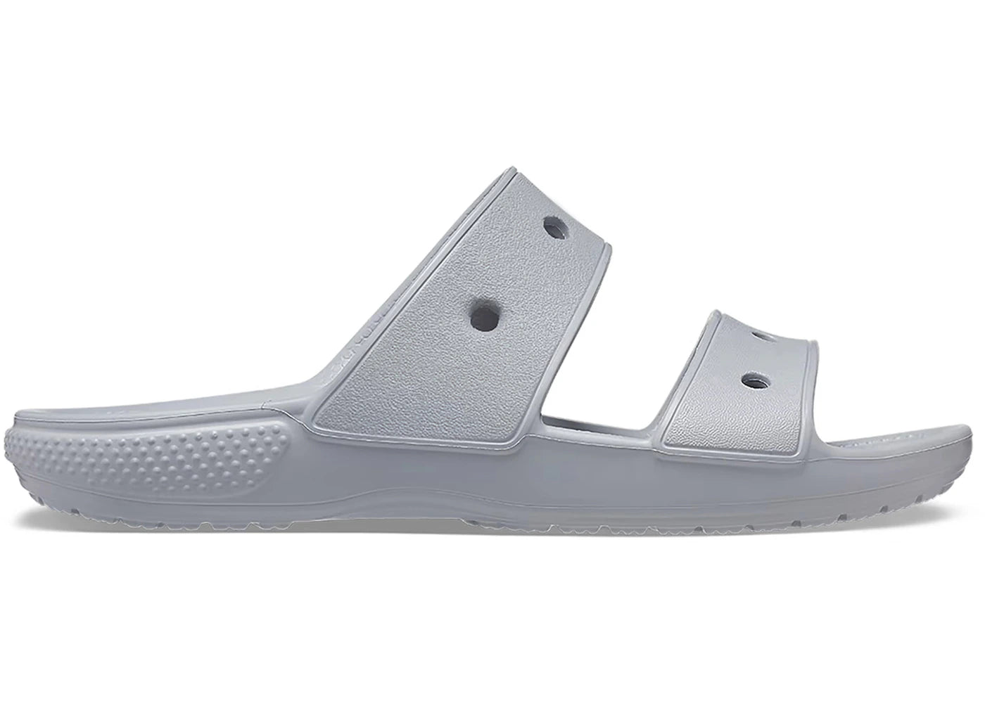 Crocs Classic Double Band Slide Sandals Light Grey