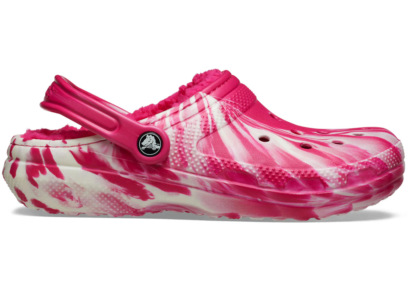 Crocs Classic Lined Clog Glow-in-The-Dark Marbled Dragon Fruit