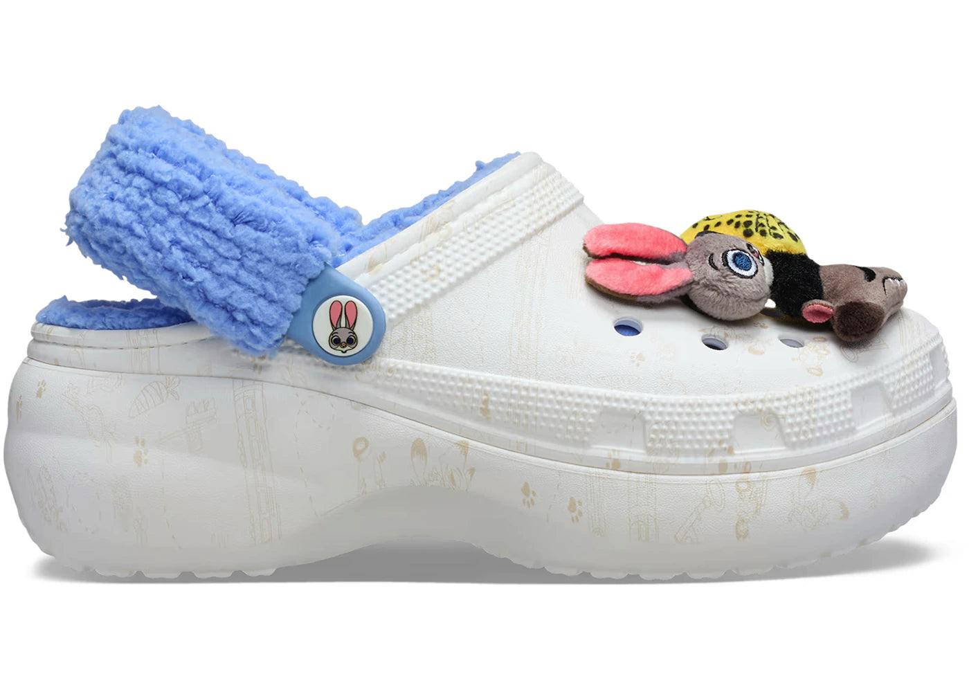 Crocs Classic Lined Platform Clog Disney Zootopia 2 (Women's)