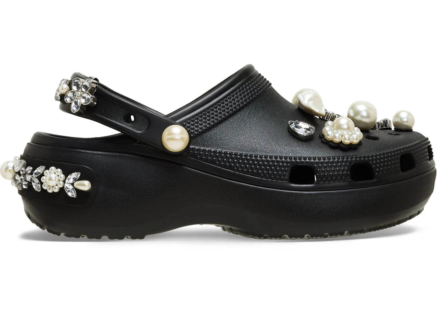 Crocs Classic Platform Clog Simone Rocha Black (Women's)