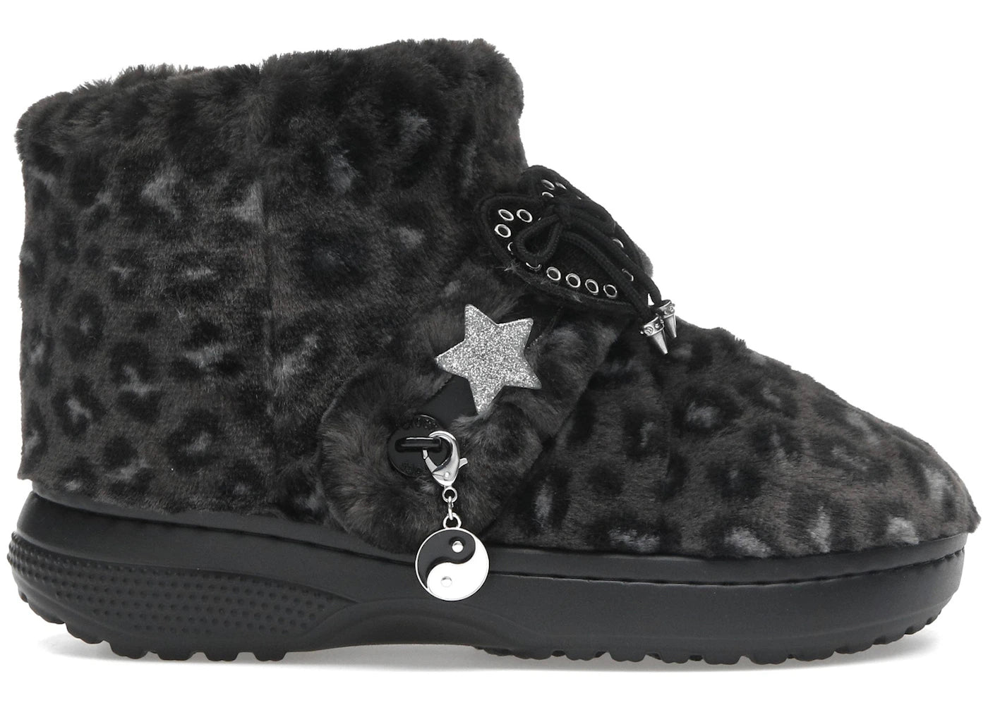 Crocs Classic Unfurgettable Boot Black Leopard