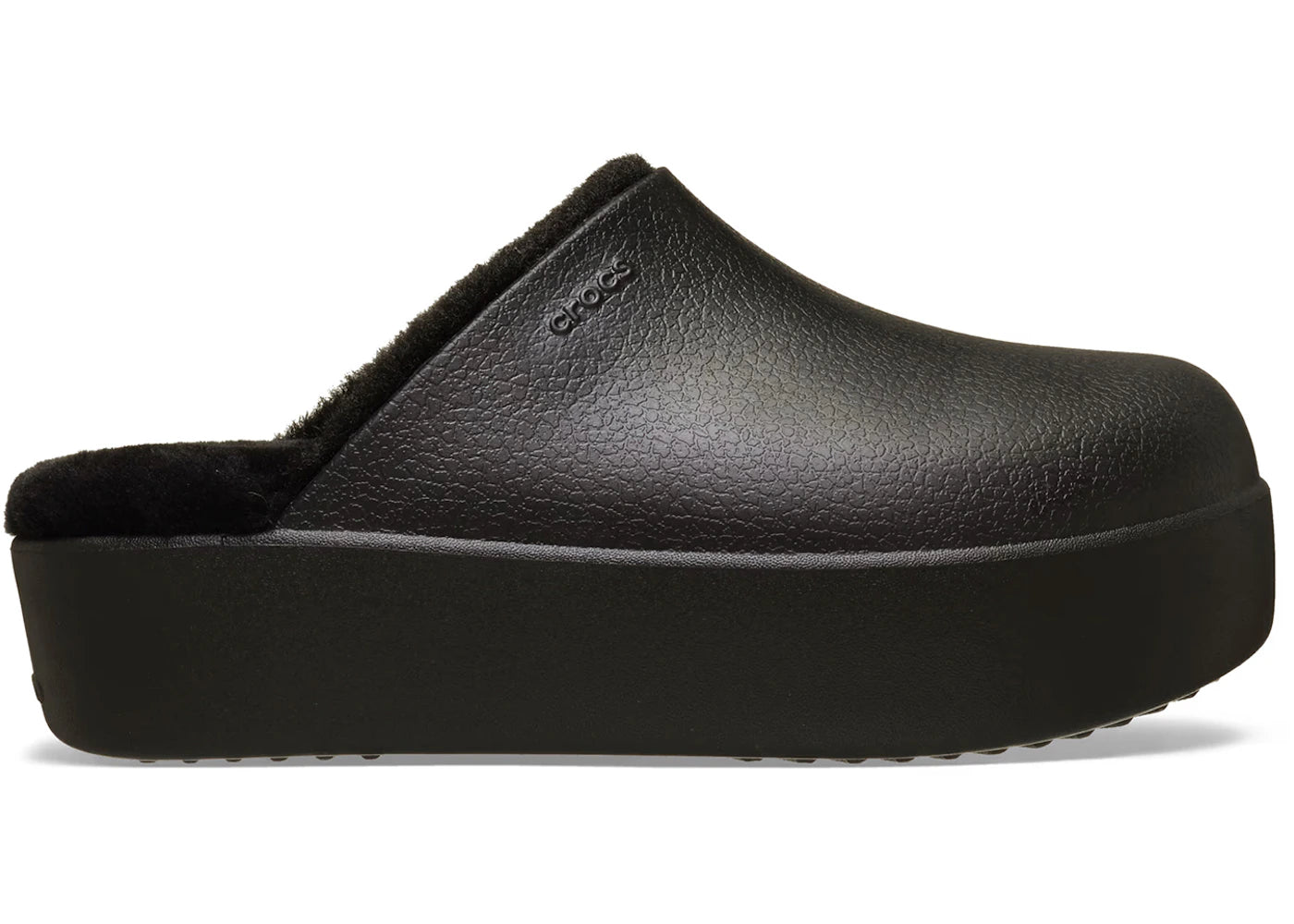 Crocs Dylan Platform Lined Clog Black (Women's)