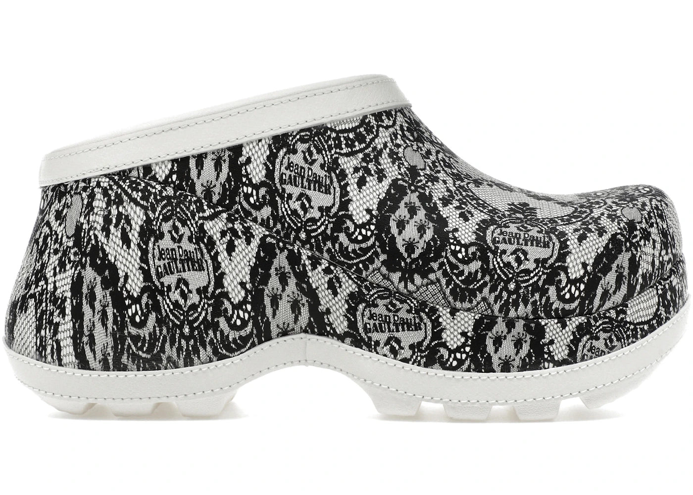 Crocs Hydra Clog Jean Paul Gaultier Fishnet Chalk