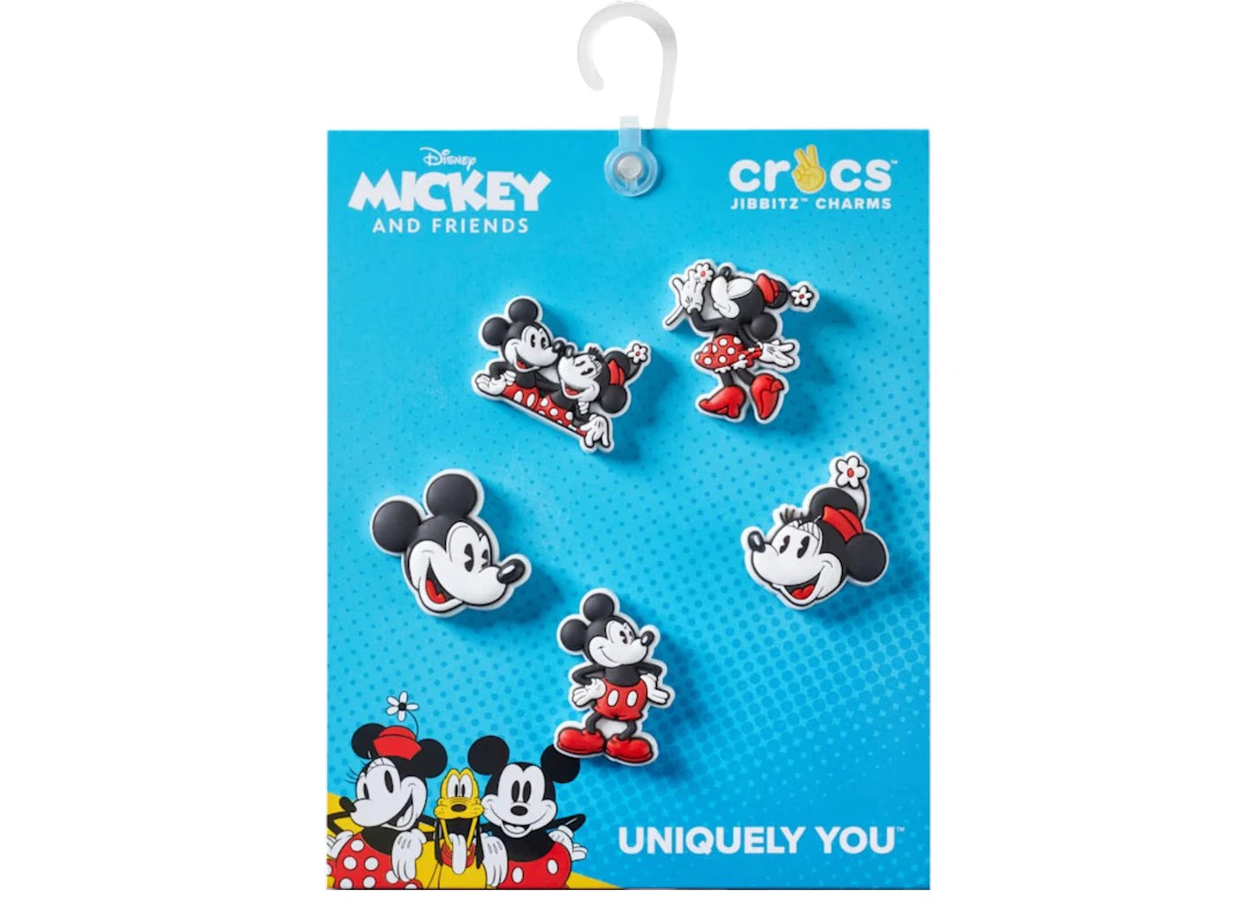 Crocs Mickey And Minnie Mouse Classic 5 Pack Jibbitz