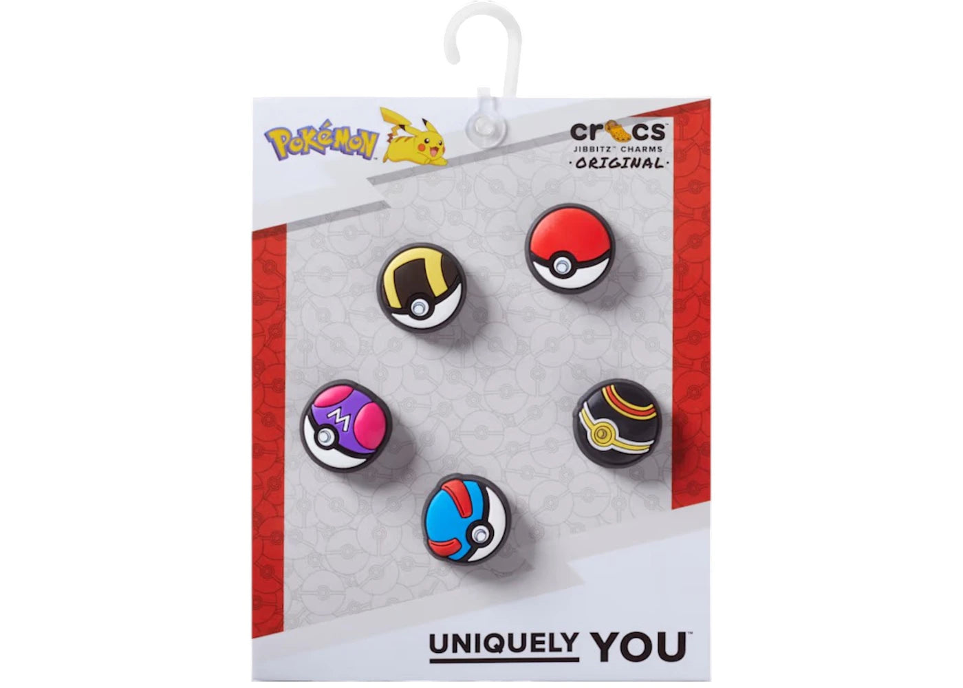 Crocs Pokemon Poke Ball 5 Pack Jibbitz
