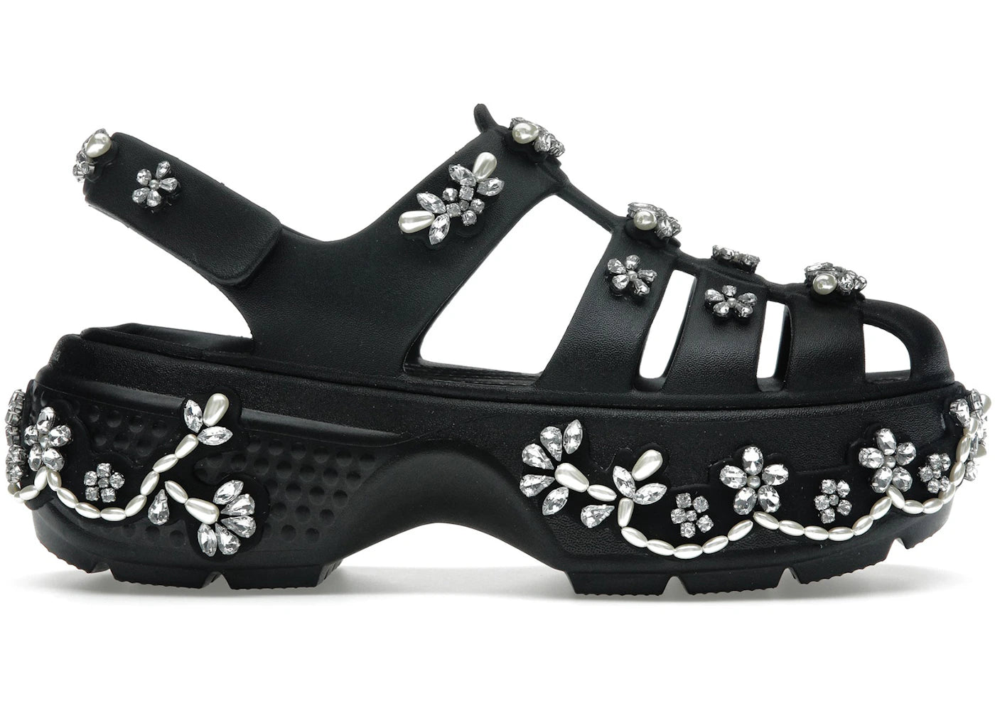 Crocs Stomp Fisherman Clog Simone Rocha Black