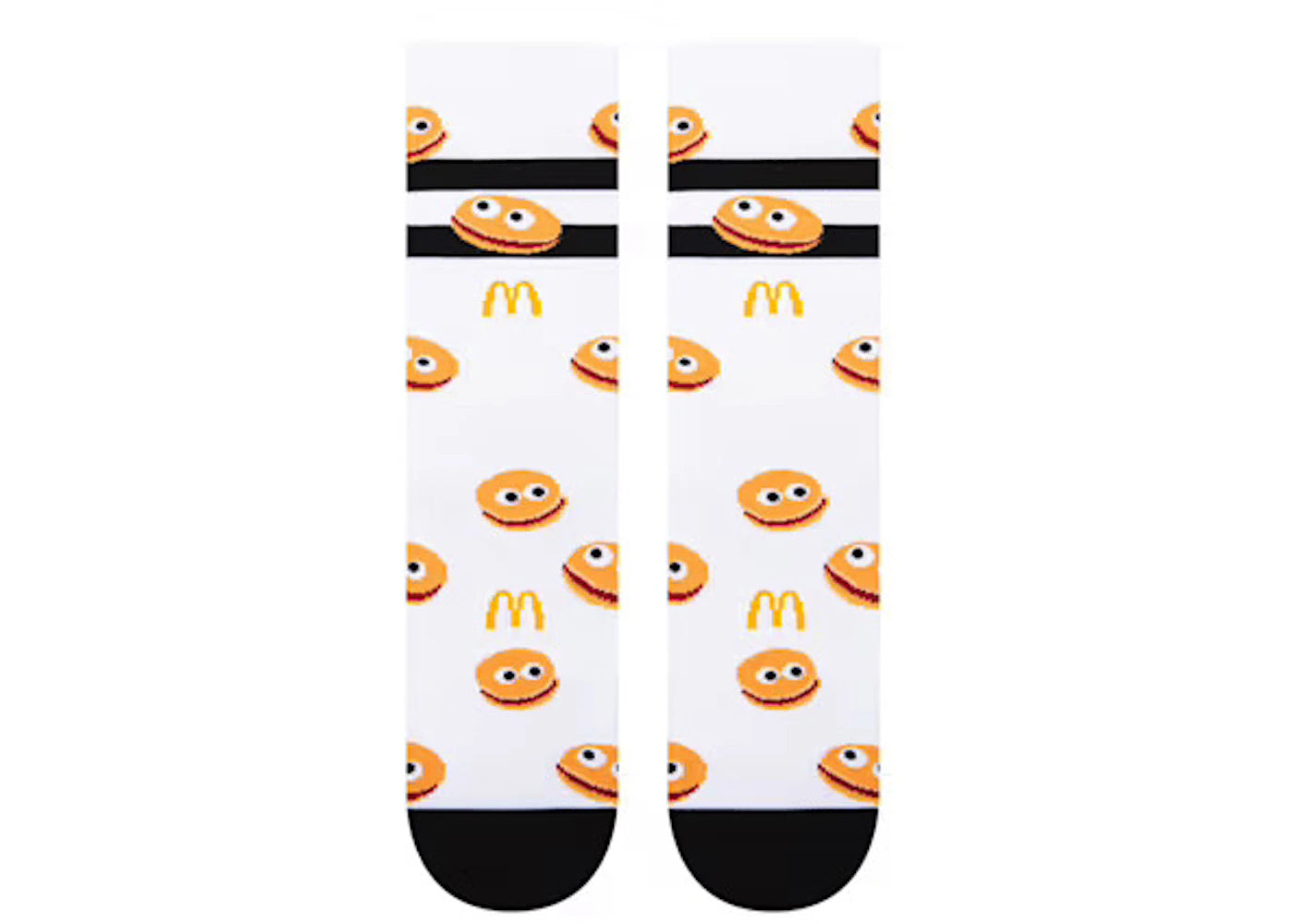 Crocs x McDonald's Hamburglar Socks White