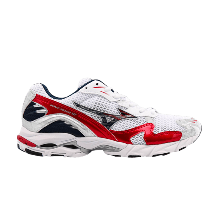 Mizuno Wave Rider 10 OG White Blue Red (2020)