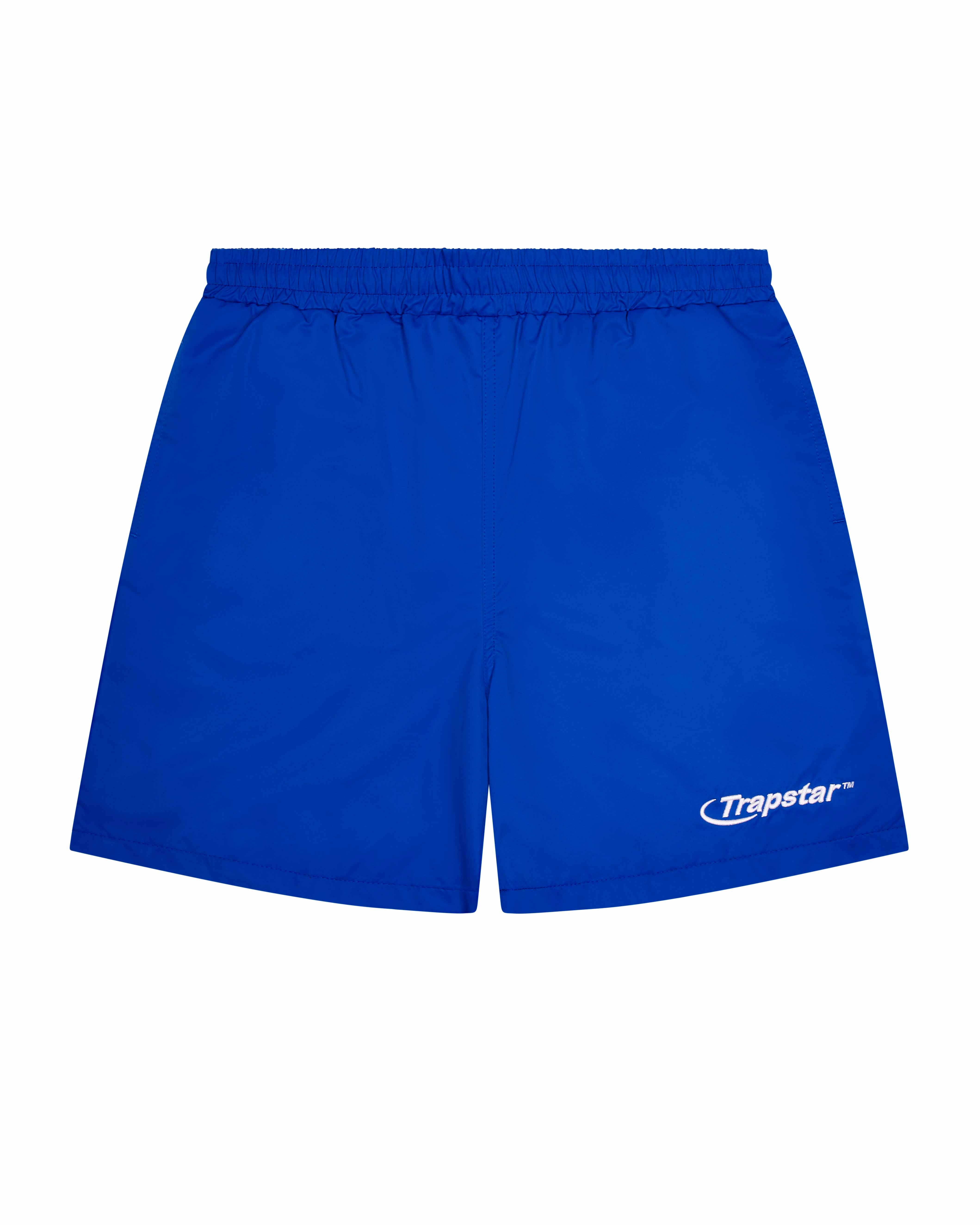 Trapstar Hyperdrive Shell Shorts - Blue/White