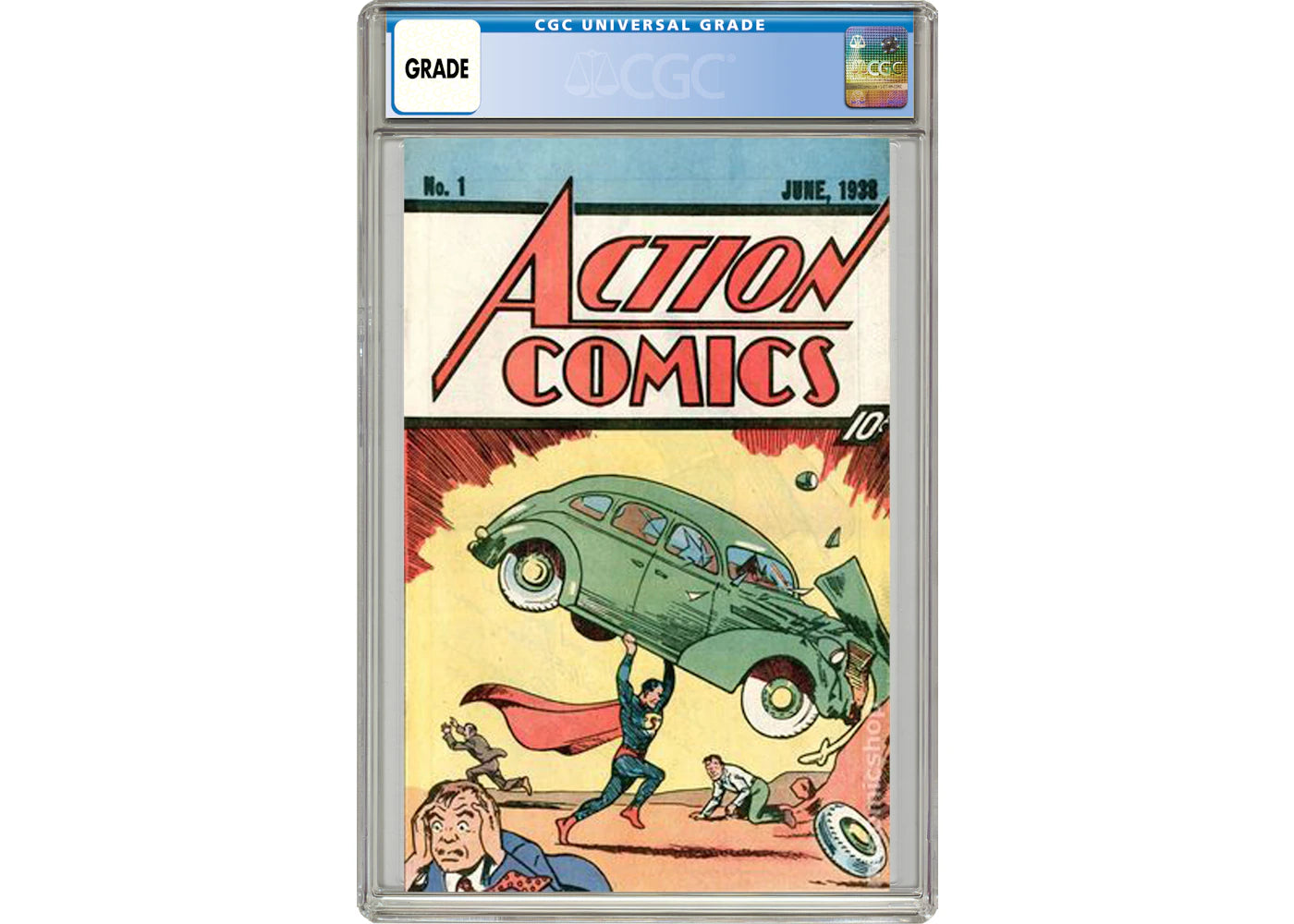 DC Action Comics (1938 DC) #1 Reprints 1.1983.PEANUT Comic Book CGC Graded