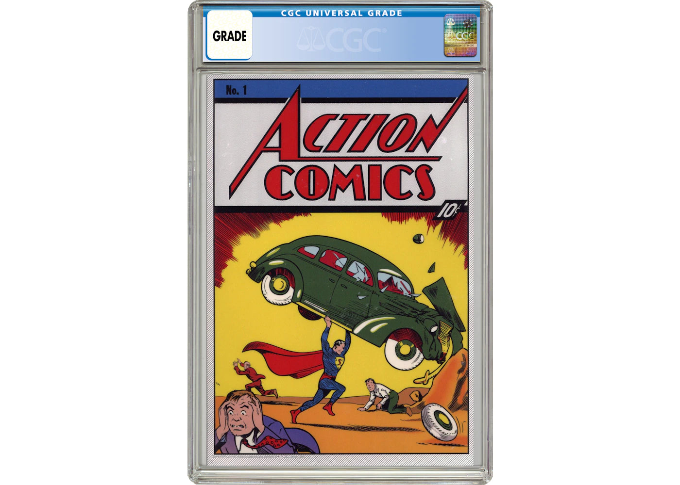 DC Action Comics Silver Foil Replica Cover (2018 DC) New Zealand Mint #1 Comic Book CGC Graded