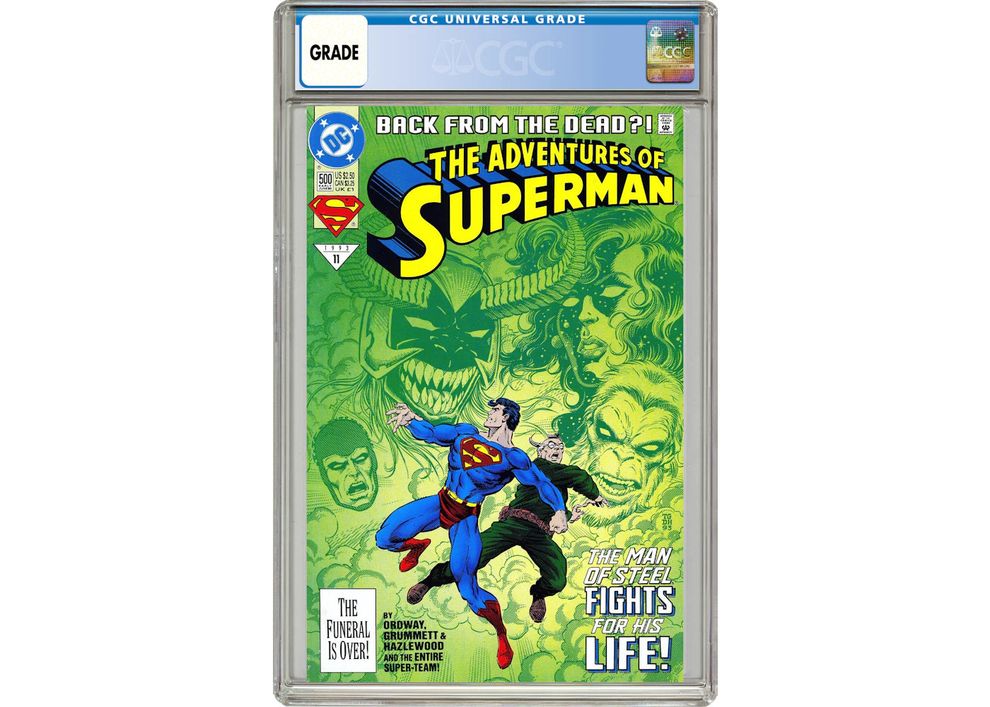 DC Adventures of Superman (1987) #500 Comic Book CGC Graded