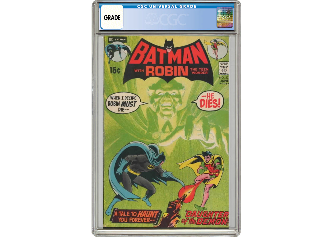 DC Batman #232 (1st App. of Rha's al Ghul) Comic Book CGC Graded
