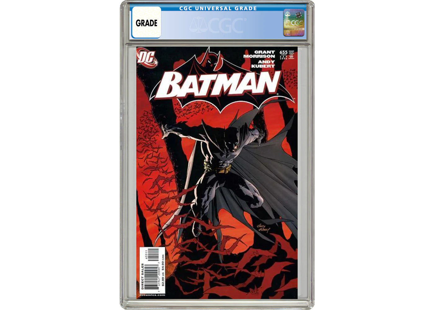 DC Batman #655 (1st App. of Damian Wayne) Comic Book CGC Graded