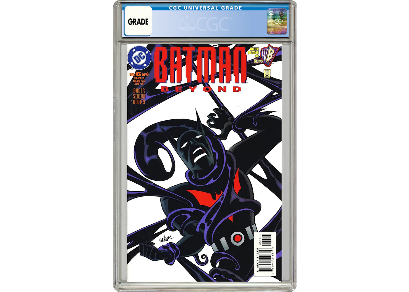 DC Batman Beyond (1999 1st Series) #6 Comic Book CGC Graded