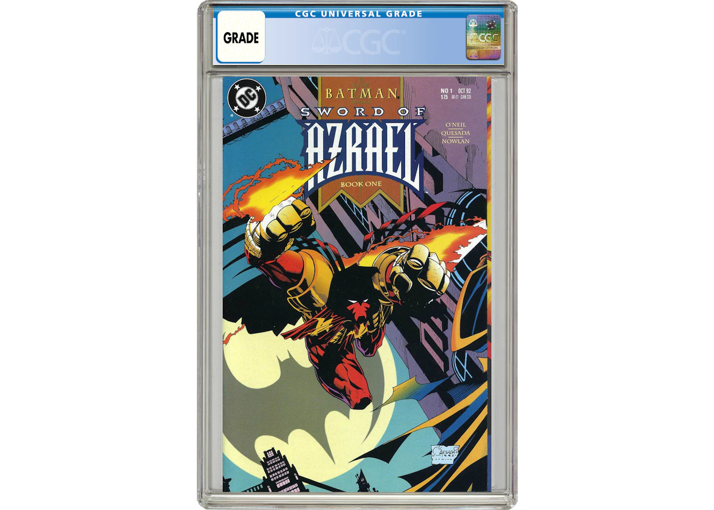 DC Batman Sword of Azrael (1992) #1 Comic Book CGC Graded