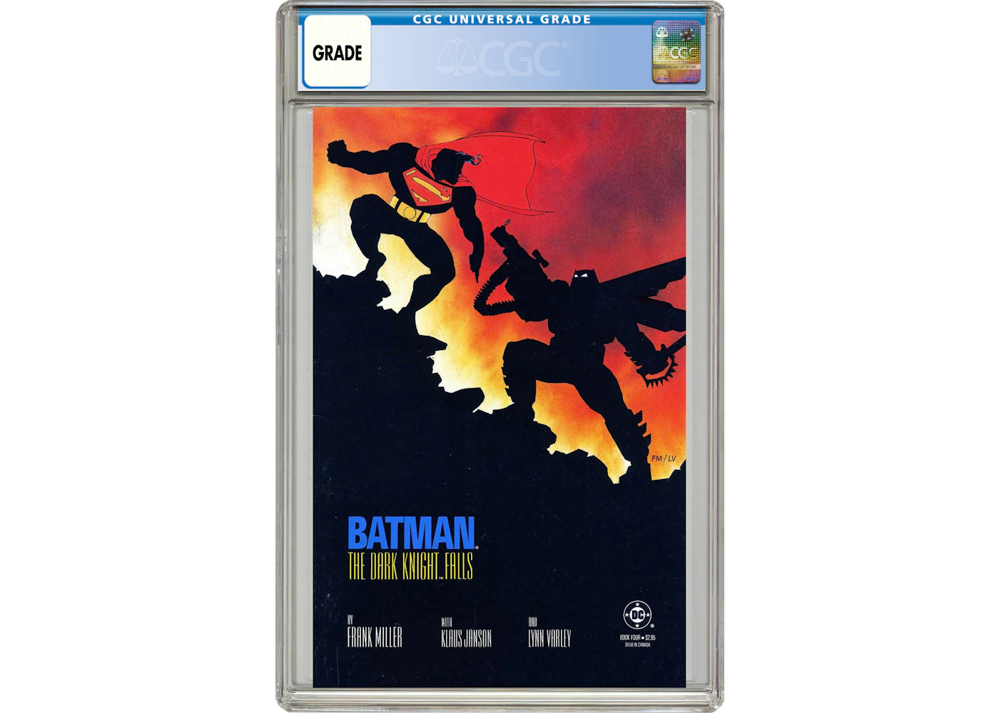 DC Batman The Dark Knight Returns #4 Comic Book CGC Graded