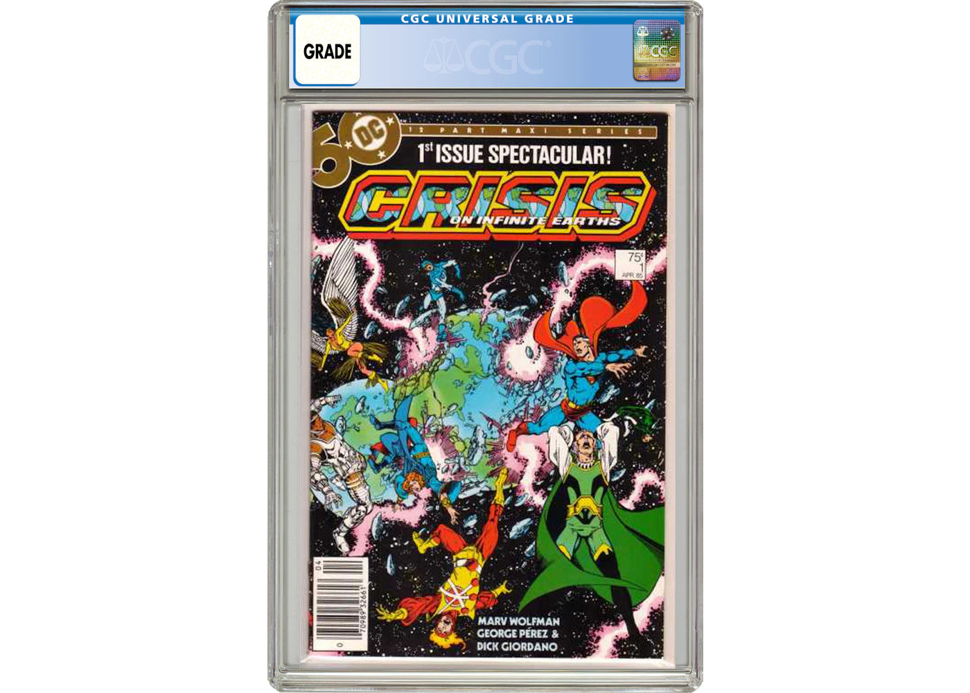 DC Crisis on Infinite Earths #1 Comic Book CGC Graded