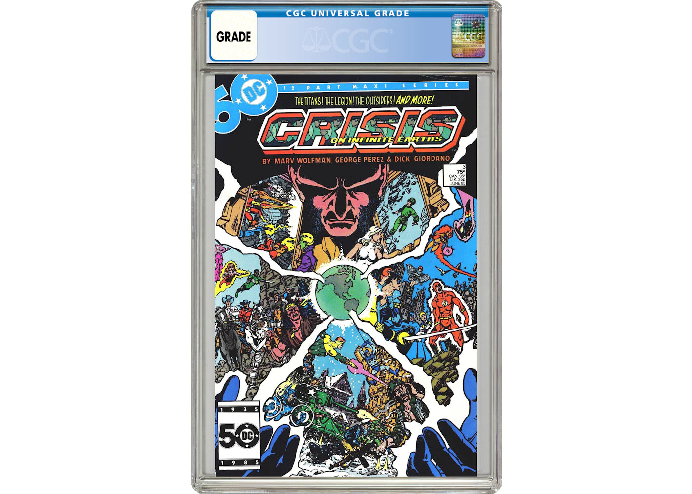 DC Crisis on Infinite Earths (1985) #3 Comic Book CGC Graded
