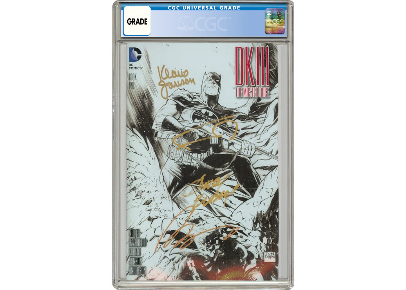 DC Dark Knight III: The Master Race #1 Comic Book CGC Graded