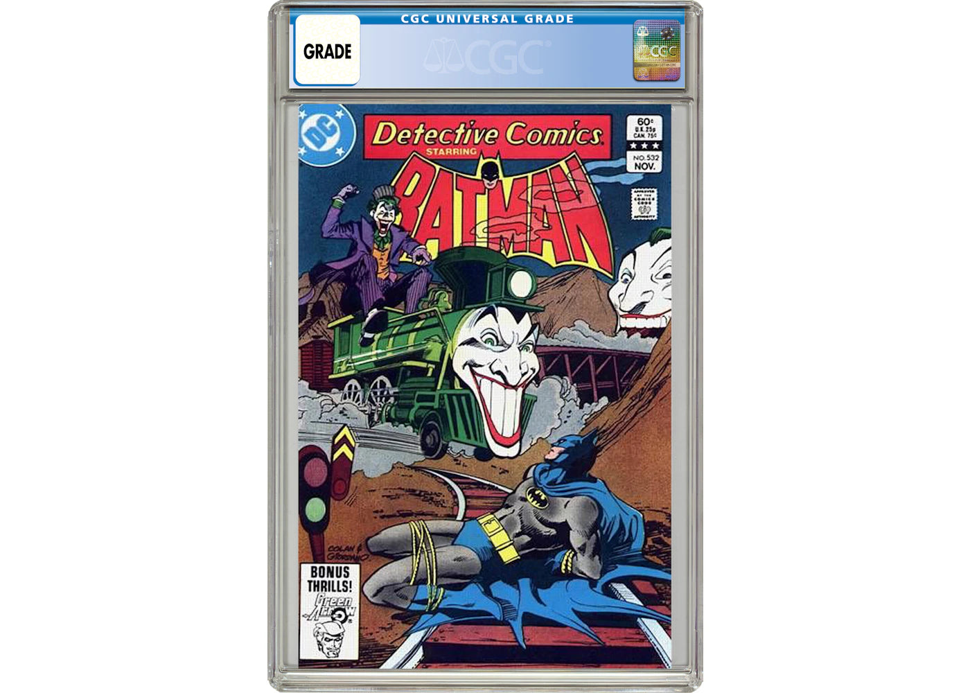 DC Detective Comics (1937 1st Series) #532 Comic Book CGC Graded