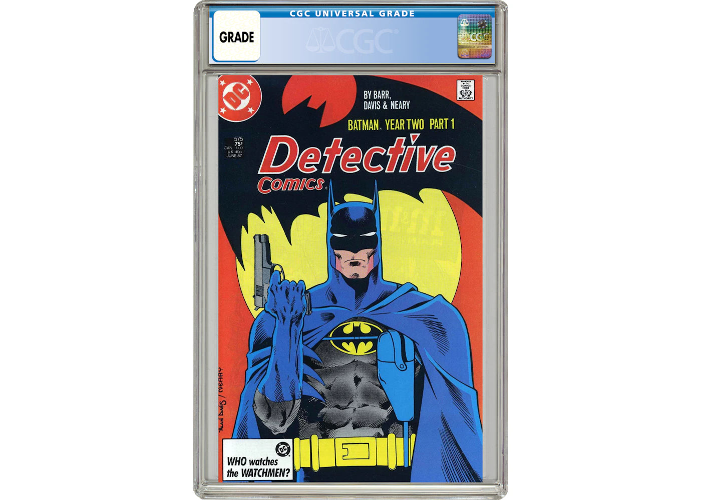 DC Detective Comics (1937 1st Series) #575 Comic Book CGC Graded
