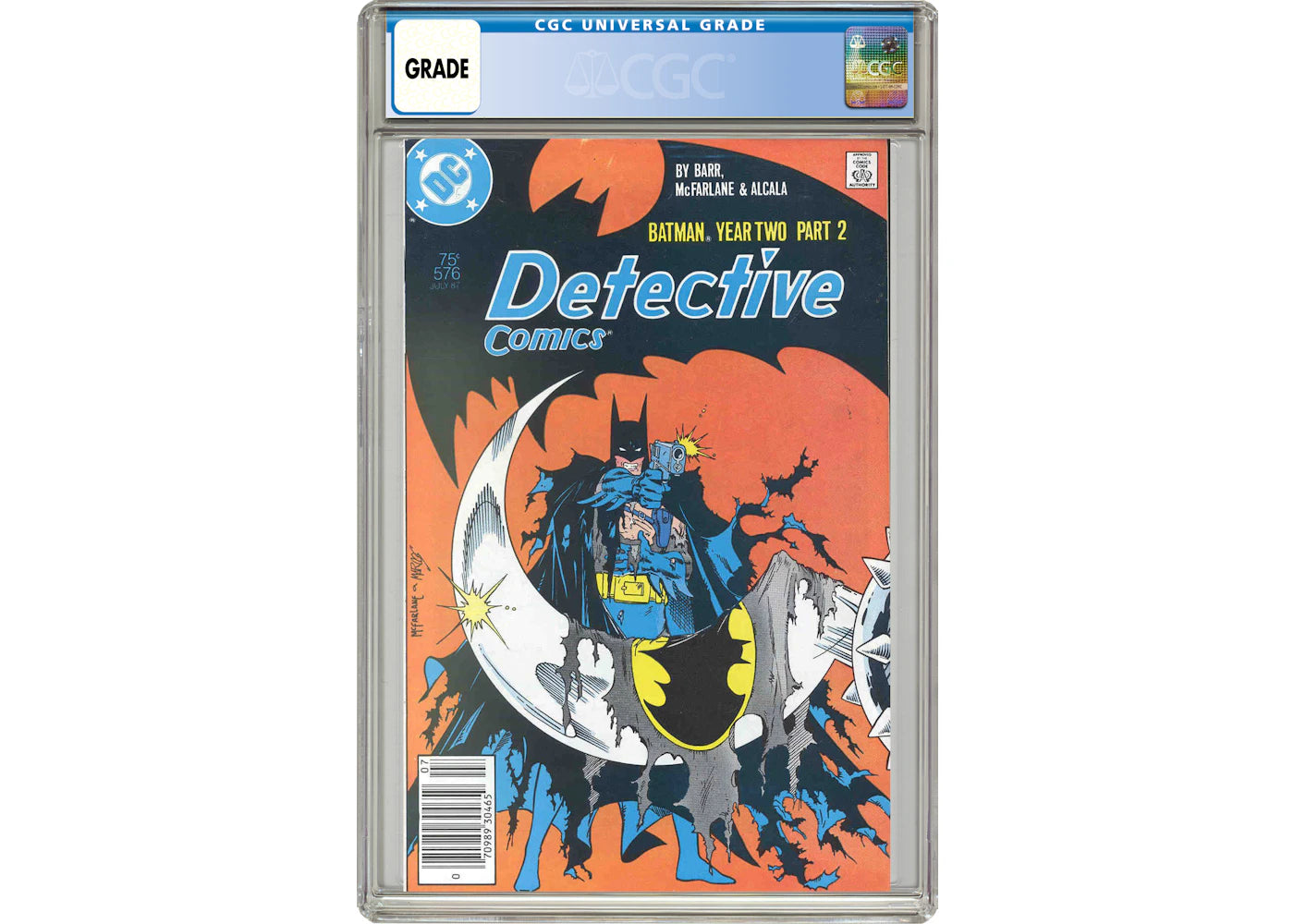 DC Detective Comics (1937 1st Series) #576 Comic Book CGC Graded