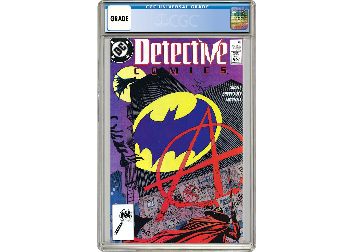 DC Detective Comics (1937 1st Series) #608 Comic Book CGC Graded
