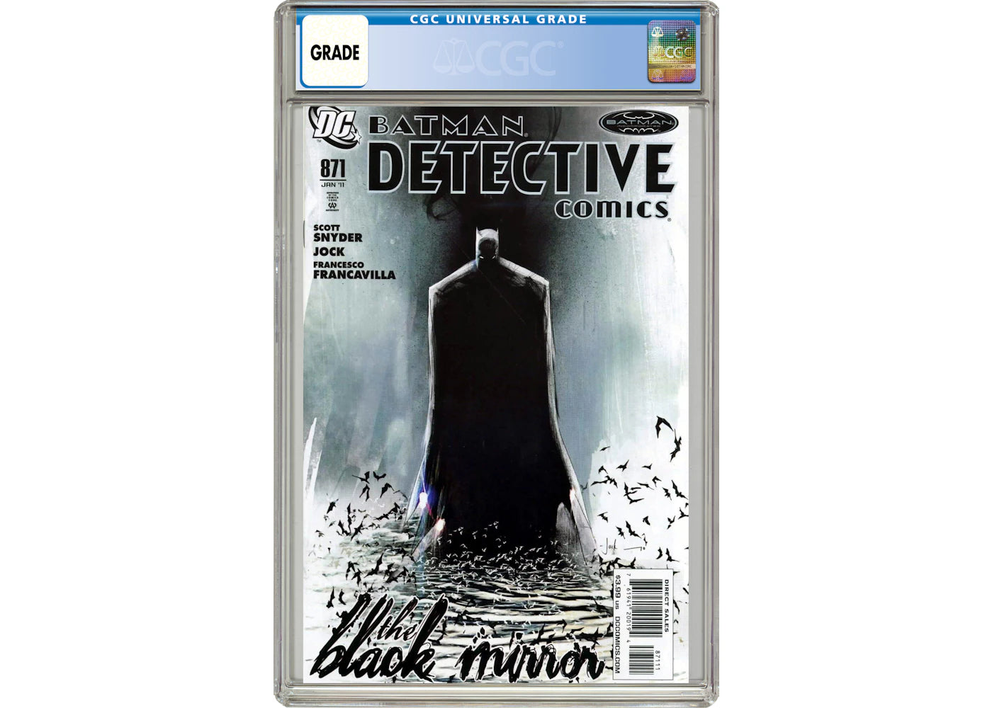 DC Detective Comics (1937 1st Series) #871A Comic Book CGC Graded