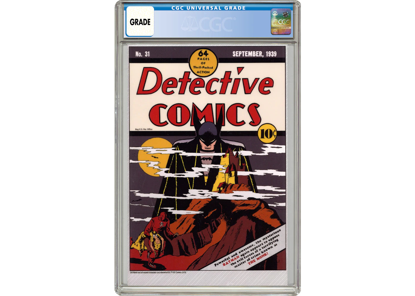 DC Detective Comics Silver Foil Replica Cover (2018 DC) New Zealand Mint #31 Comic Book CGC Graded