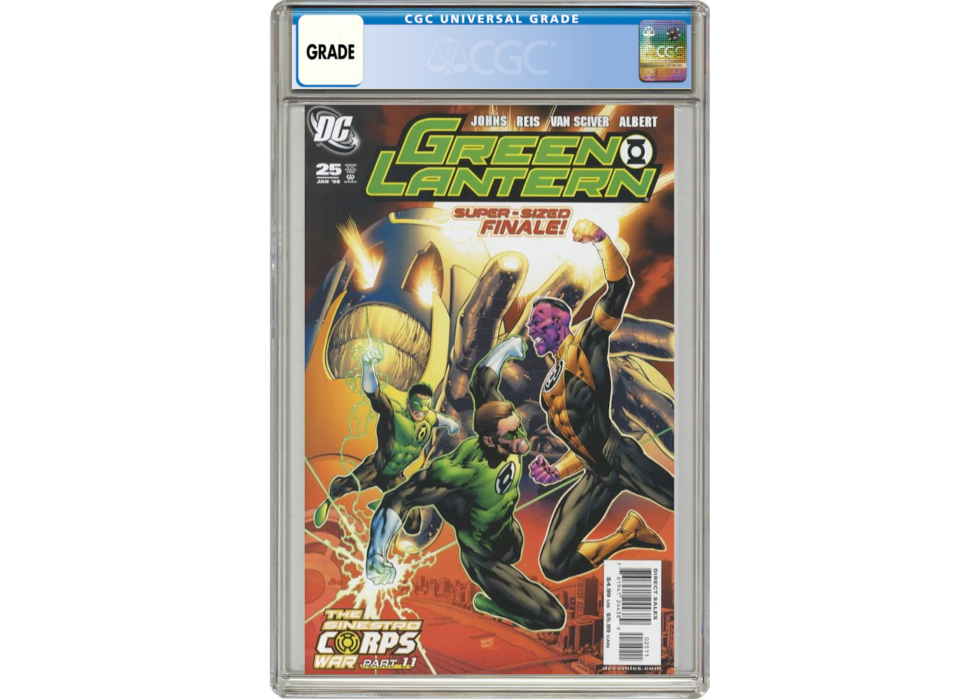 DC Green Lantern (2005 4th Series DC) #25A Comic Book CGC Graded