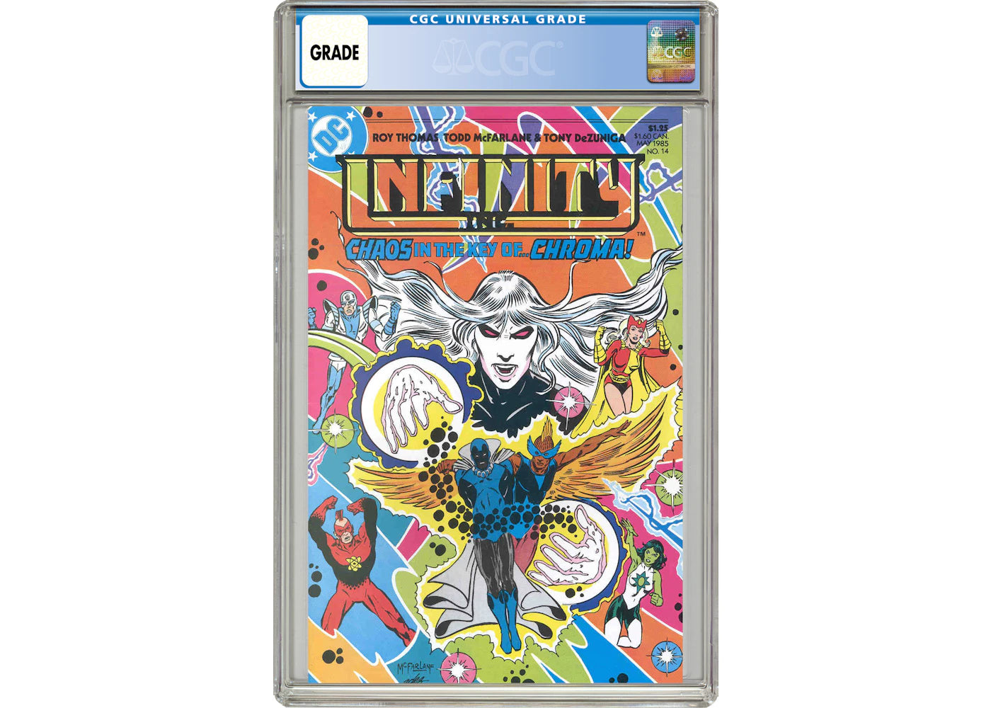 DC Infinity Inc. (1984 DC 1st Series) #14 Comic Book CGC Graded