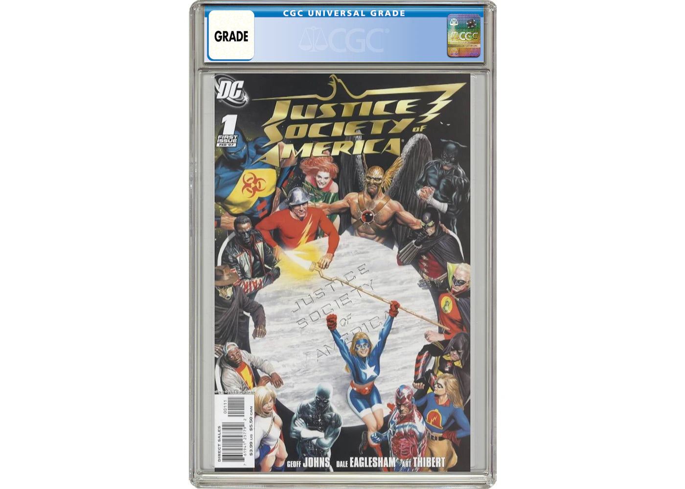 DC Justice Society of America (2006-2011 3rd Series) #1A Comic Book CGC Graded