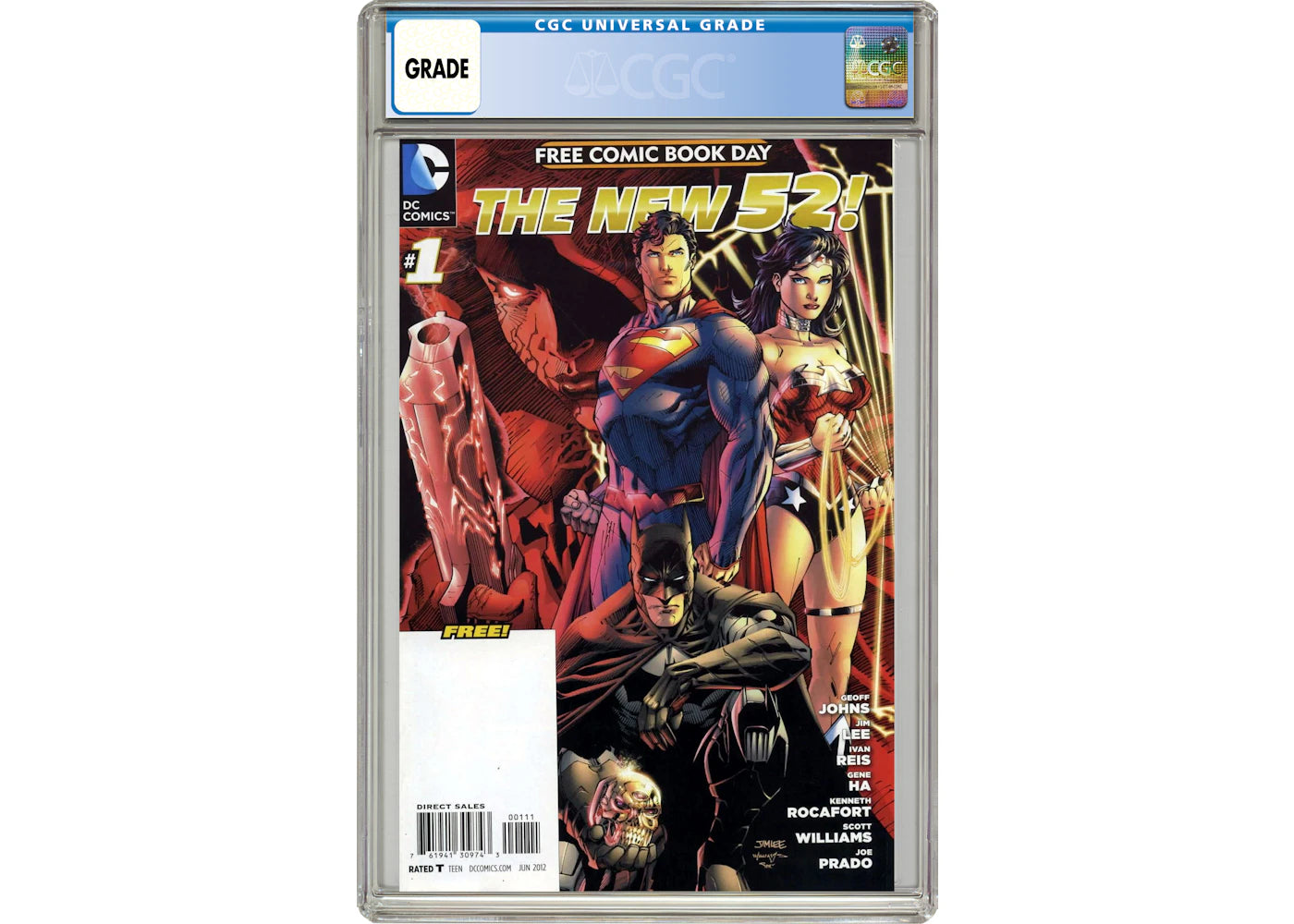 DC New #52 (2012 DC) FCBD #1 Comic Book CGC Graded
