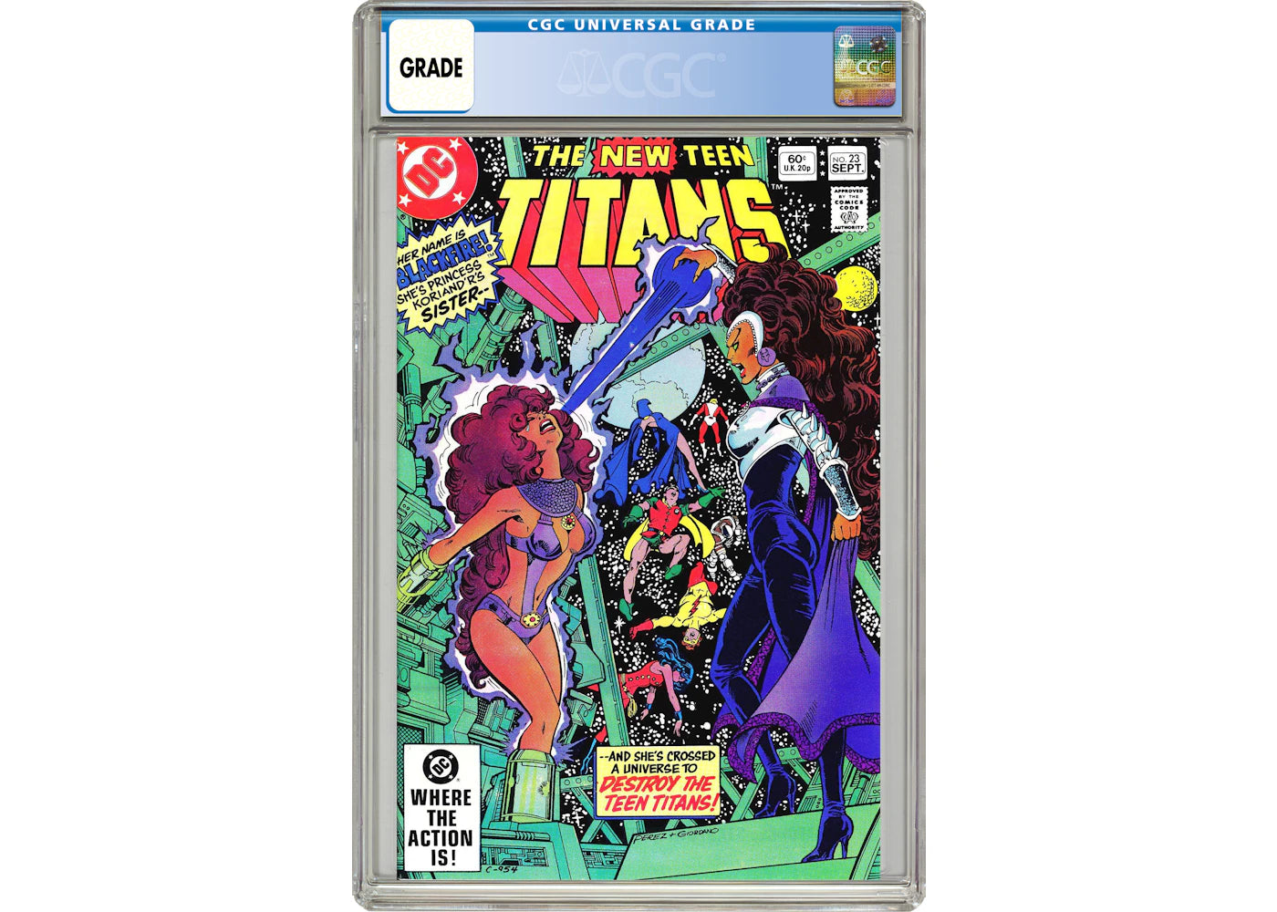 DC New Teen Titans (1980) (Tales of ...) #23 Comic Book CGC Graded