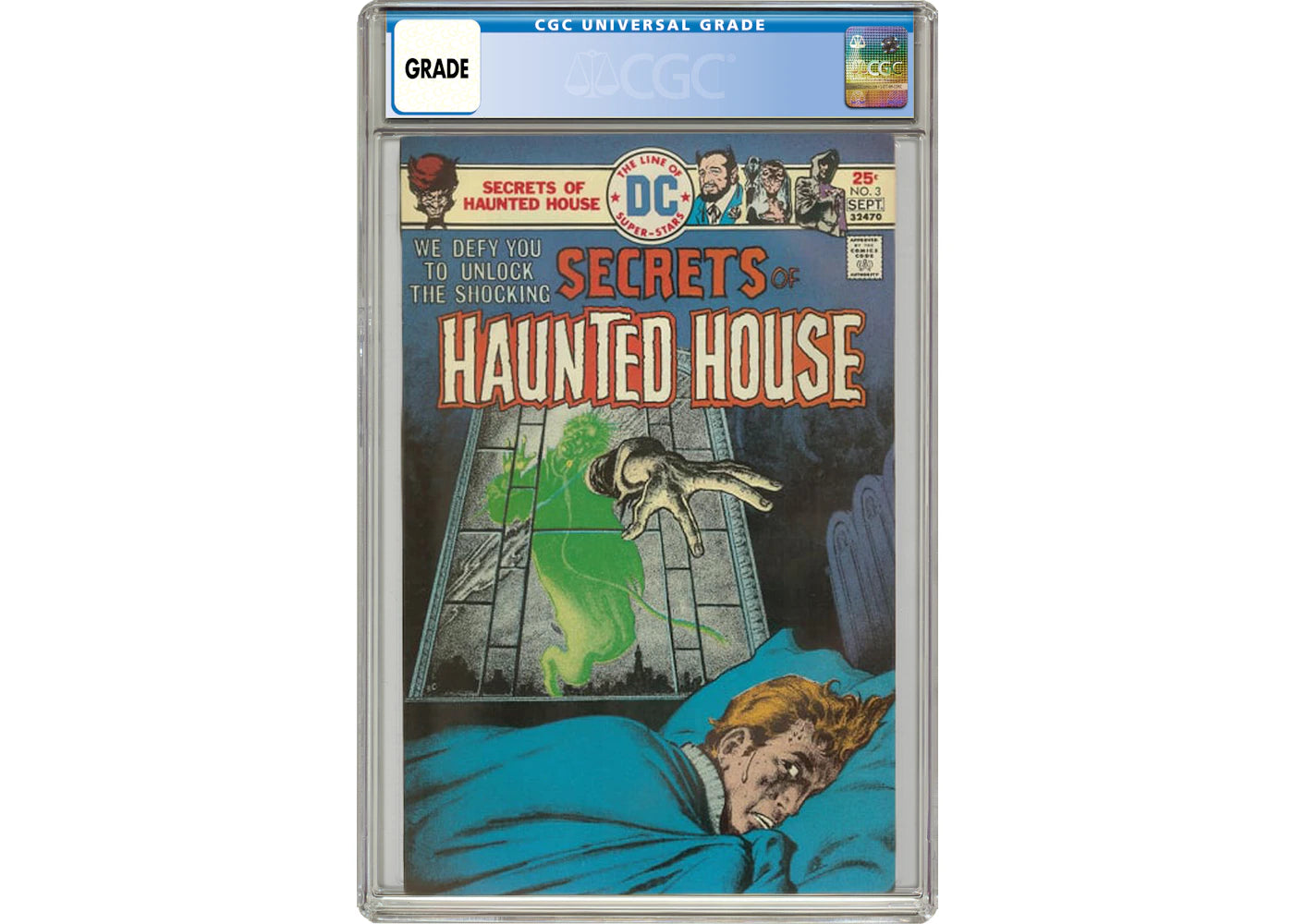 DC Secrets of Haunted House #3 Comic Book CGC Graded