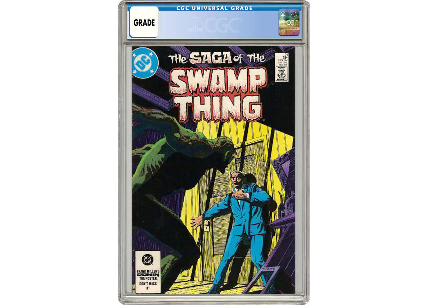 DC Swamp Thing (1982 2nd Series) #21 Comic Book CGC Graded