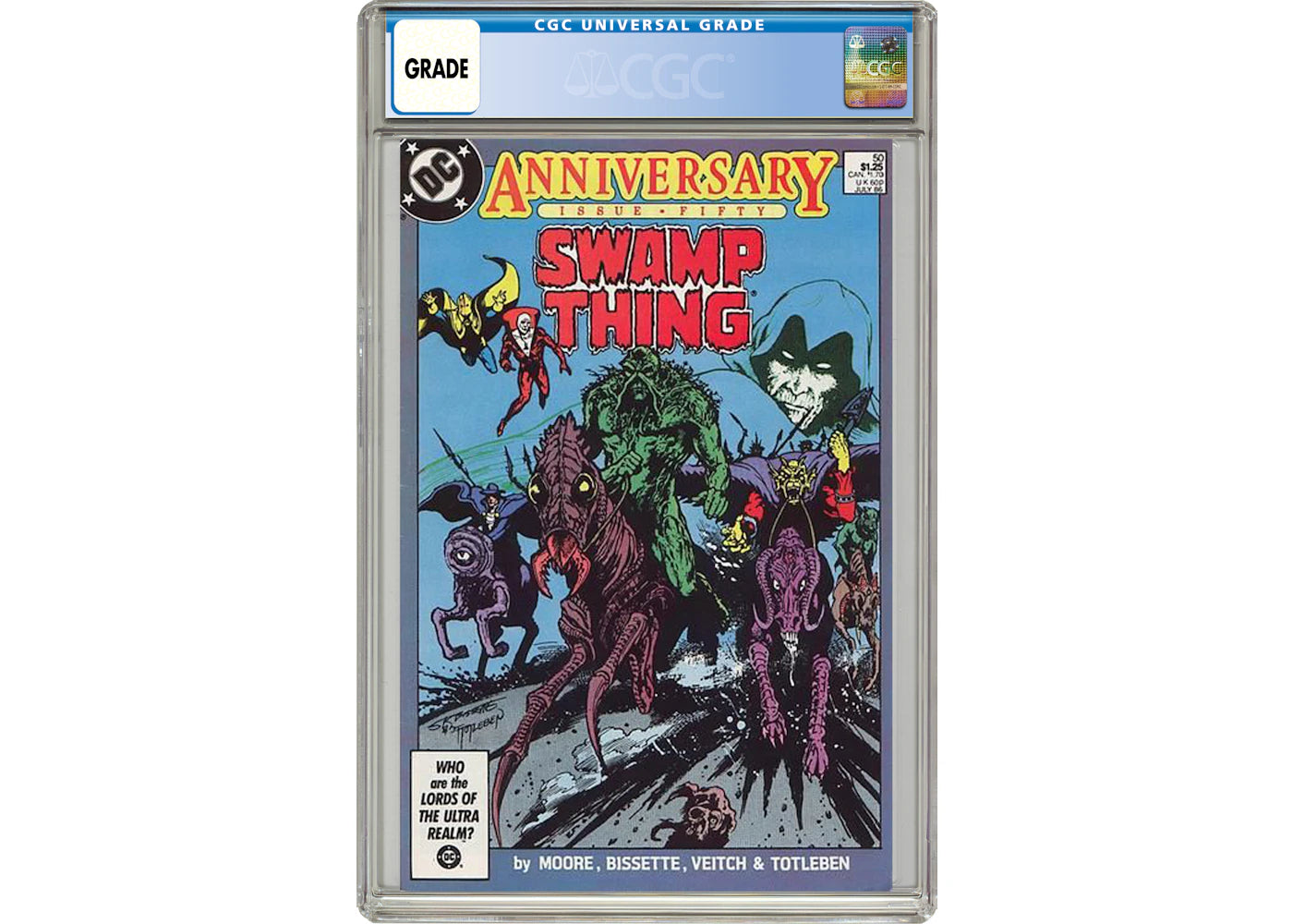 DC Swamp Thing (1982 2nd Series) #50 Comic Book CGC Graded