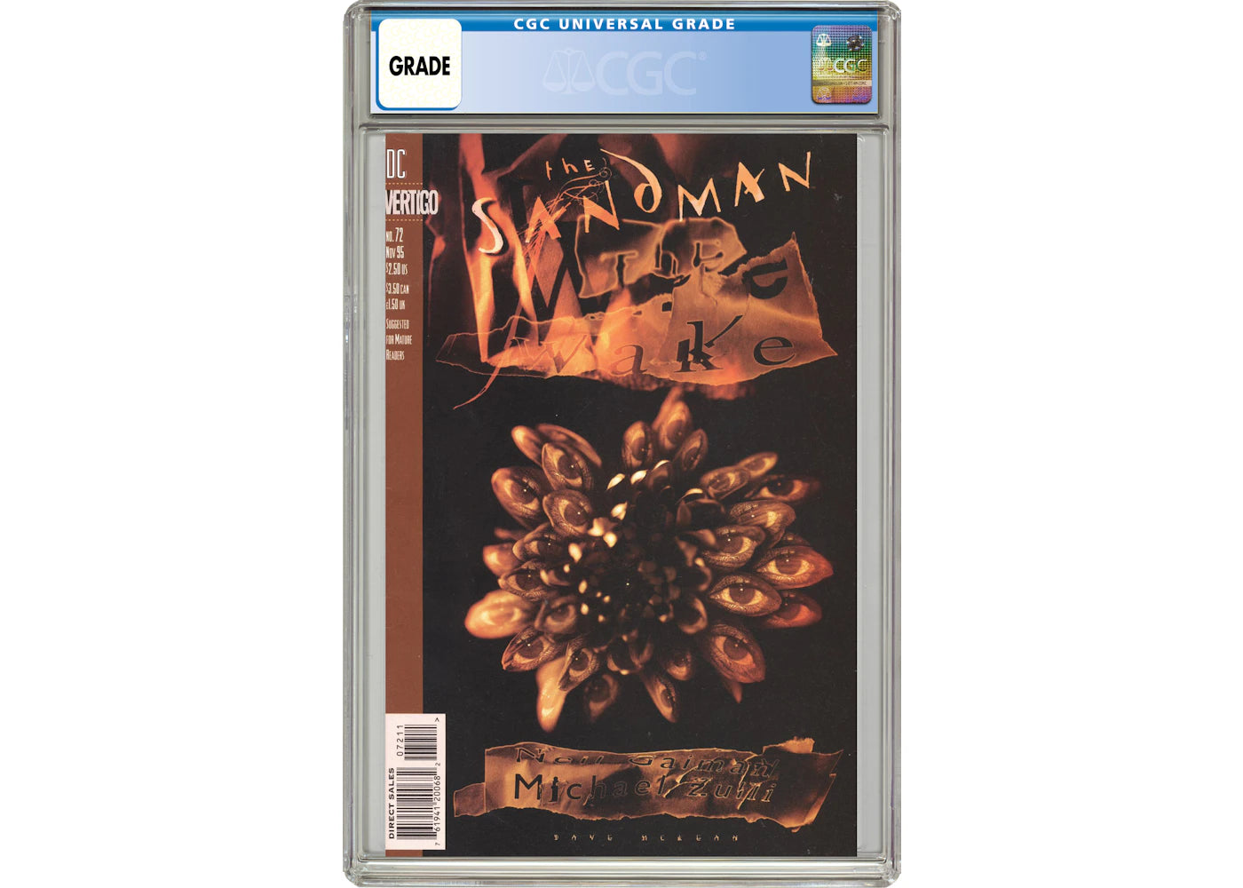 DC Vertigo Sandman (1989 DC/Vertigo) #72 Comic Book CGC Graded