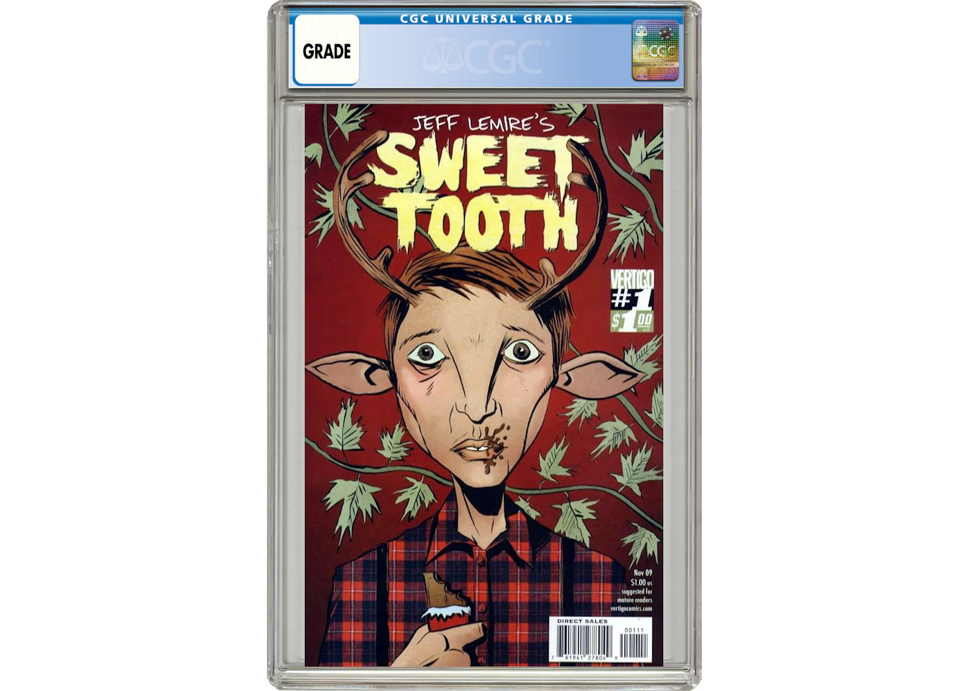 DC Vertigo Sweet Tooth (2009 DC/Vertigo) #1 Comic Book CGC Graded