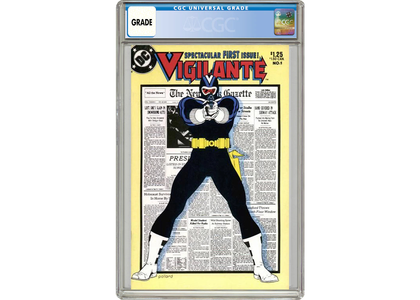 DC Vigilante (1983 1st Series) #1 Comic Book CGC Graded