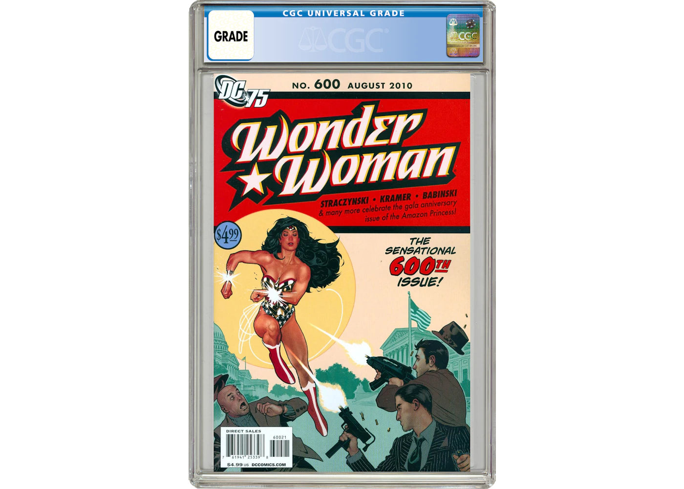 DC Wonder Woman (2006 3rd Series) #600B Comic Book CGC Graded