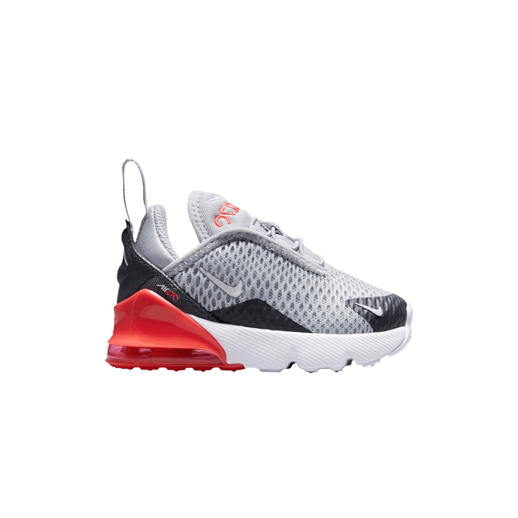 Nike Air Max 270 Wolf Grey Anthracite Bright Crimson White (TD)
