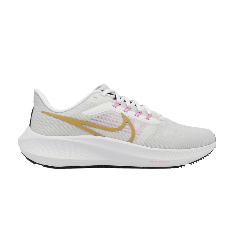 Nike Pegasus 39 White Wheat Gold Pink (Women's)